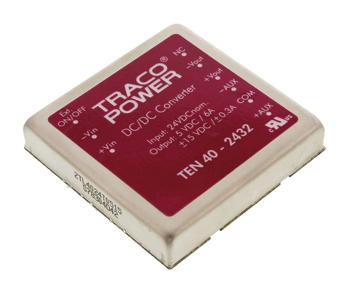 Convertitore c.c.-c.c. 40W, Vin 18 → 36 V c.c., Vout 5 V dc, ±15V cc, 1.5kV cc